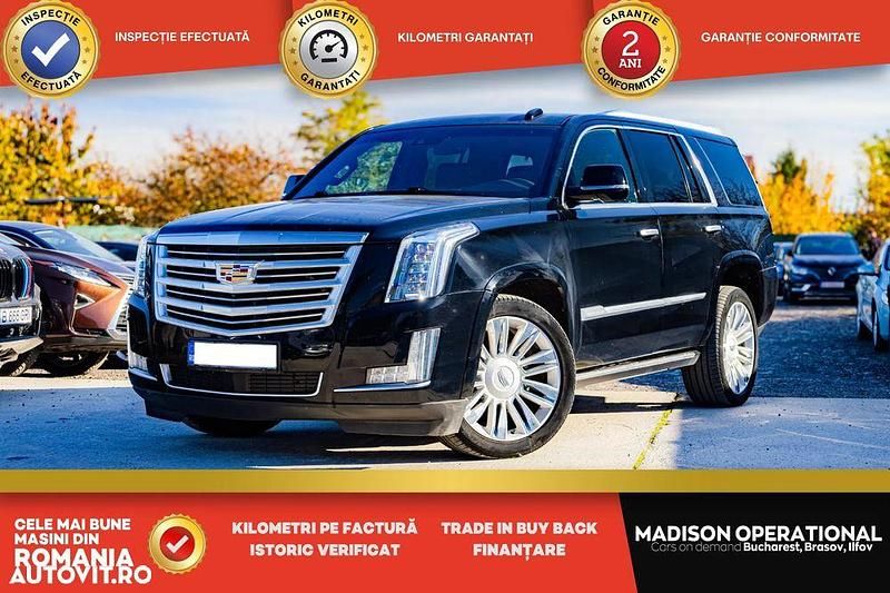 Culoarenegru Utilizat 2016 Cadillac Escalade SUV | 44.999 EUR - Imagine 1/4