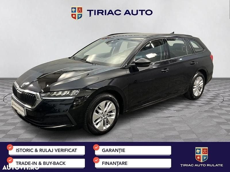 Culoarenegru Utilizat 2022 Skoda Octavia Break | 21.900 EUR (Puțin scump) - Imagine 1/4