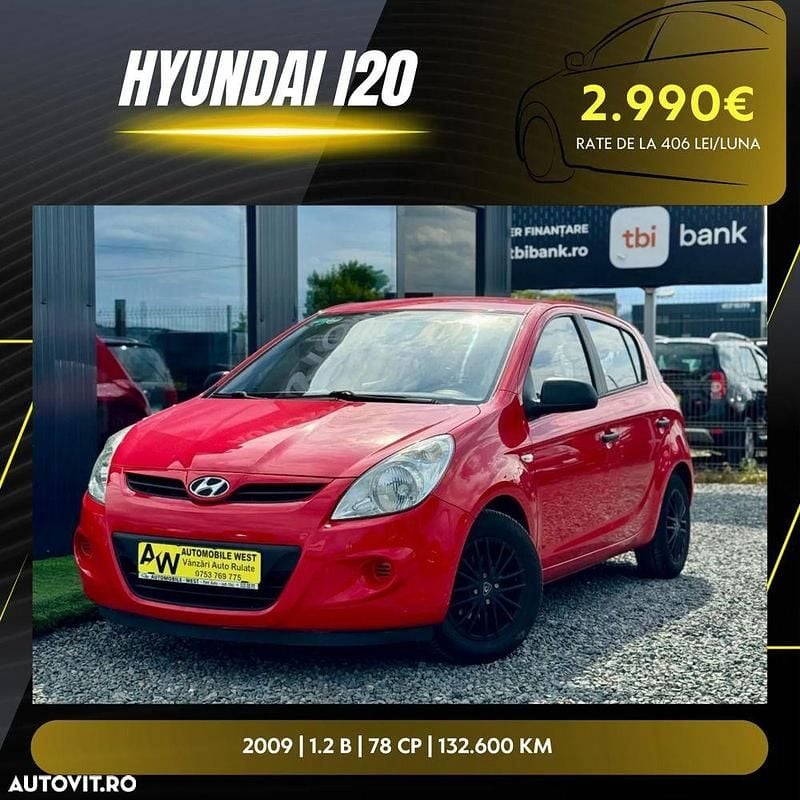 Culoarerosu Utilizat 2009 Hyundai i20 Comfort Monovolum | 2.990 EUR (Preț OK) - Imagine 1/4