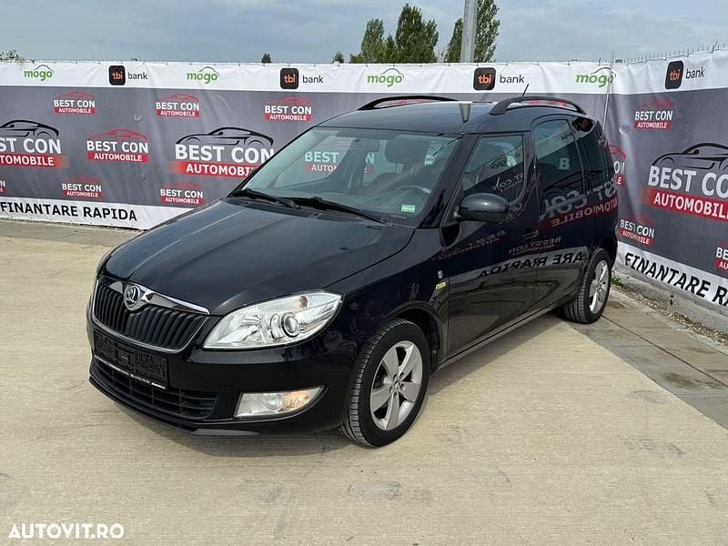 Negru Utilizat 2015 Skoda Roomster Style Break | 4.950 EUR - Imagine 1/4