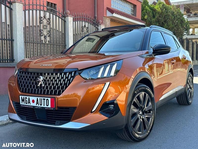Culoareportocaliu Utilizat 2020 Peugeot 2008 GT-line SUV | 16.490 EUR - Imagine 1/4