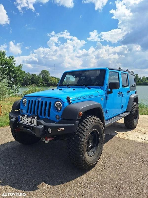 Culoarealbastru Utilizat 2017 Jeep Wrangler Unlimited Rubicon SUV | 35.000 EUR - Imagine 1/4