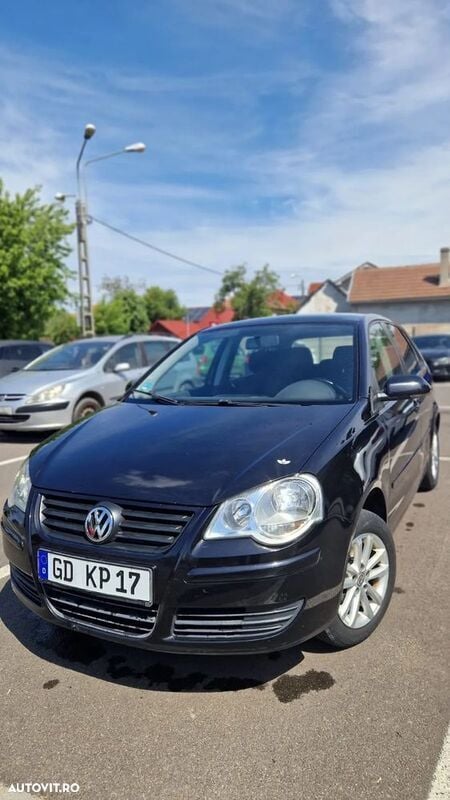 Negru Utilizat 2009 VW Polo United | 2.099 EUR (Preț bun) - Imagine 1/4