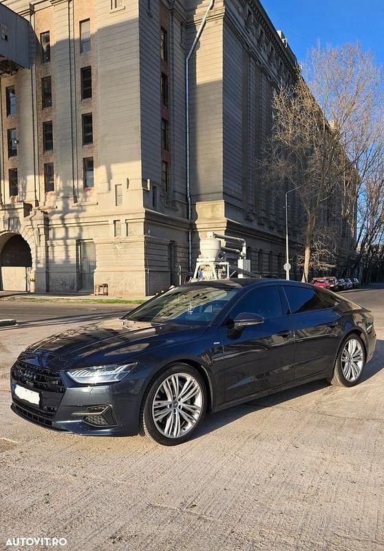 Culoarealbastru Utilizat 2019 Audi A7 S-Line Hatchback | 39.000 EUR (Preț bun) - Imagine 1/4