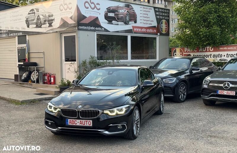 Negru Utilizat 2018 BMW 440 Luxury Line Cabrio | 27.965 EUR - Imagine 1/4