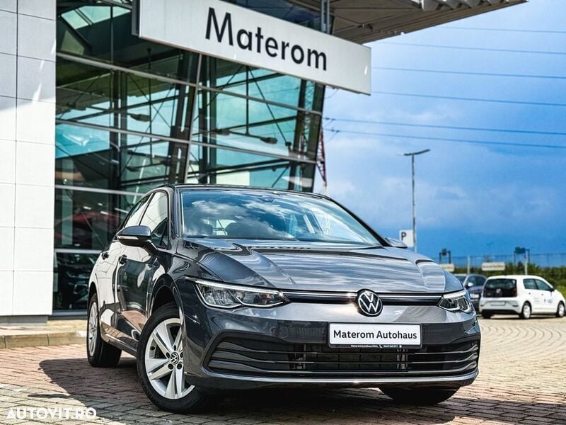 Gri Utilizat 2023 VW Golf VIII Life Hatchback | 24.900 EUR (Preț OK) - Imagine 1/4