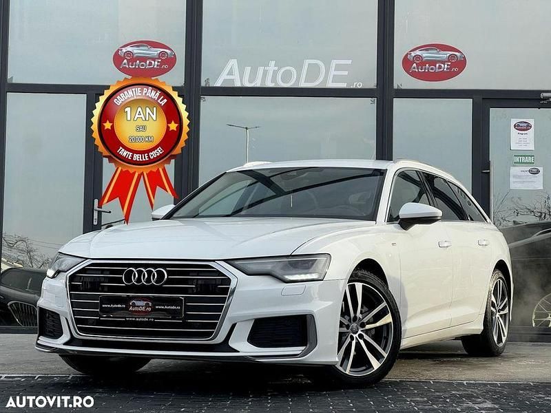 Culoarealb Utilizat 2020 Audi A6 Break | 25.990 EUR (Puțin scump) - Imagine 1/4