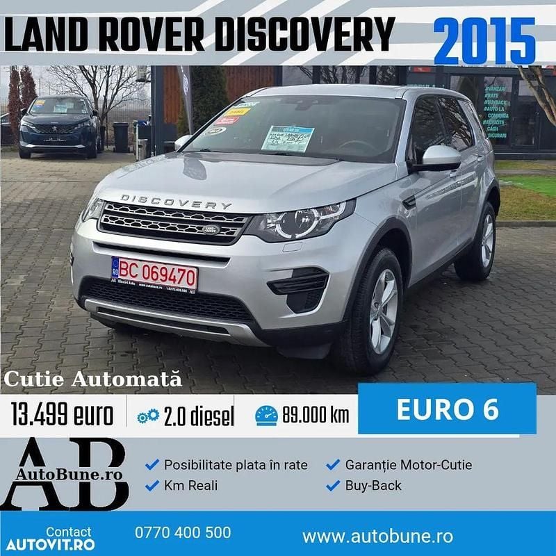 Second-hand Land Rover Discovery Sport Pure 150 CP (110 kW) 2015 Culoareargint SUV