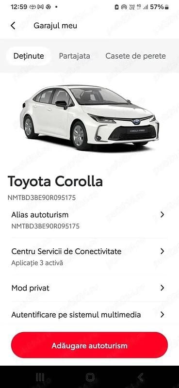 Second-hand Toyota Corolla 140 CP (102 kW) 2025 Alb Berlinǎ