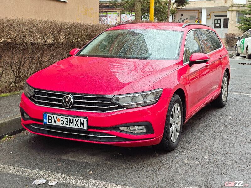 Roșu Utilizat 2022 VW Passat Break | 19.500 EUR (Preț OK) - Imagine 1/4