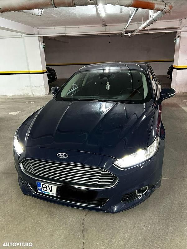Culoarealbastru Utilizat 2018 Ford Mondeo Titanium Berlinǎ | 13.900 EUR (Preț OK) - Imagine 1/4