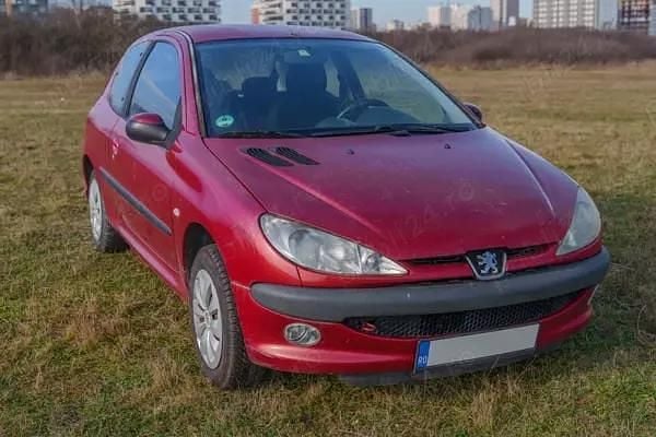 Rosu Utilizat 2004 Peugeot 206 Hatchback | 3.000 EUR - Imagine 1/4