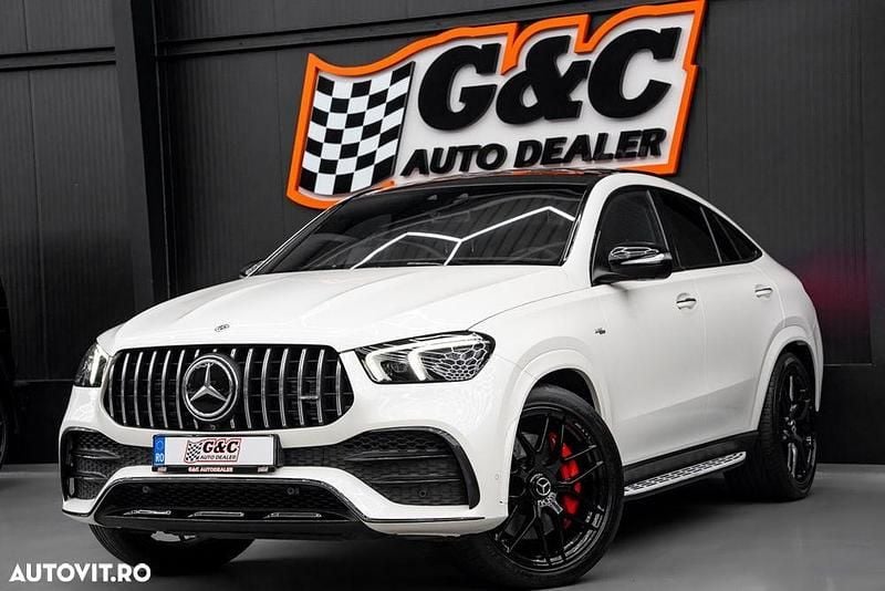 Culoarealb Utilizat 2021 Mercedes GLE53 AMG AMG Coupe | 79.900 EUR (Preț OK) - Imagine 1/4