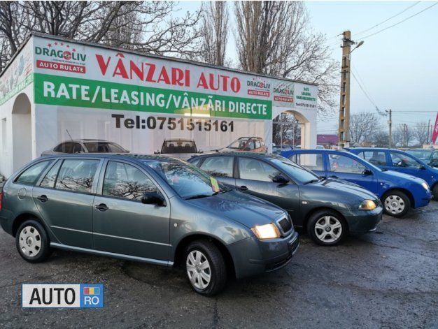 Albastru marin Utilizat 2001 Skoda Fabia Hatchback | 1.499 EUR (Preț OK) - Imagine 1/4