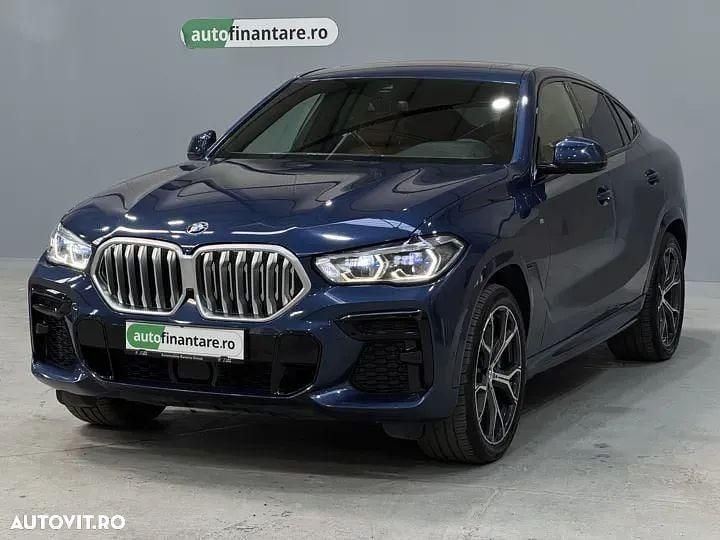 Culoarealbastru Utilizat 2022 BMW X6 SUV | 67.999 EUR (Super Preț) - Imagine 1/4