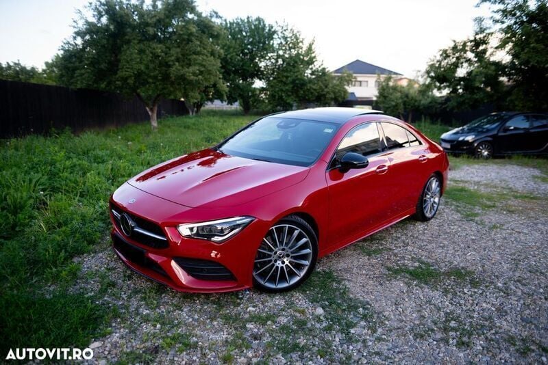 Rosu Utilizat 2020 Mercedes CLA250 AMG line Berlinǎ | 29.200 EUR (Preț bun) - Imagine 1/4