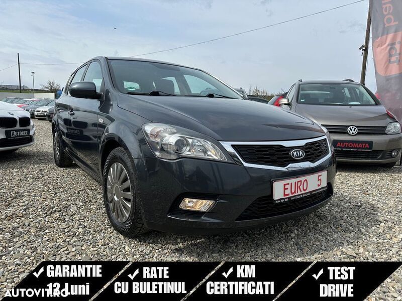 Negru Utilizat 2012 Kia Ceed Break | 4.990 EUR (Preț OK) - Imagine 1/4