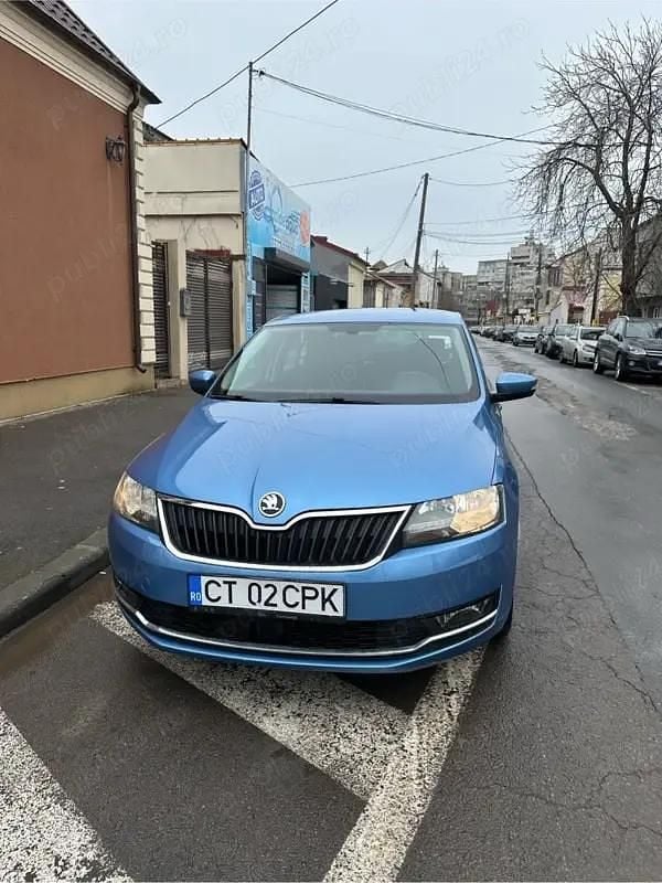 Albastru Second-hand 2018 Skoda Rapid Berlinǎ | 7.950 EUR (Preț OK) - Imagine 1/4