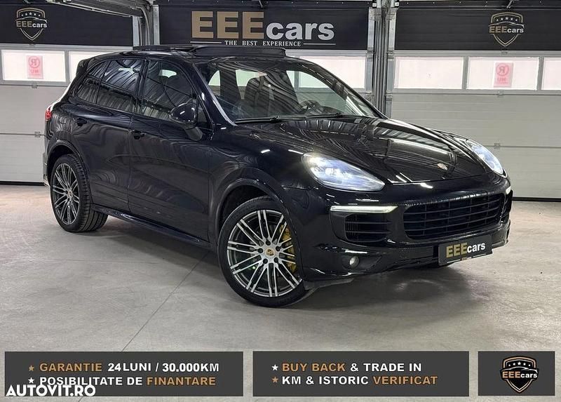 Negru Utilizat 2016 Porsche Cayenne Platinum Edition SUV | 33.450 EUR (Puțin scump) - Imagine 1/4