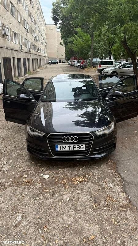 Negru Utilizat 2014 Audi A6 Berlinǎ | 14.200 EUR (Preț OK) - Imagine 1/4