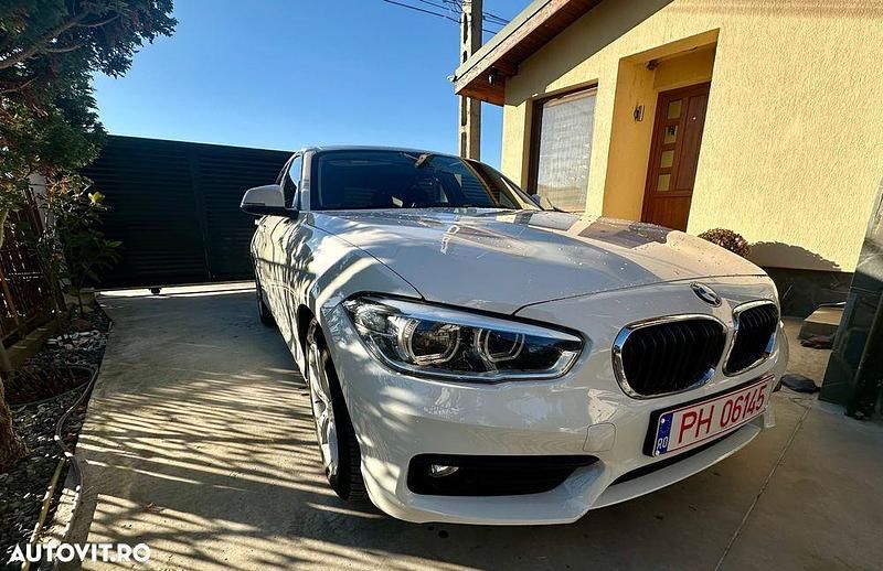 Culoarealb Second-hand 2015 BMW 116 Efficient Dynamics Hatchback | 8.300 EUR (Preț OK) - Imagine 1/4