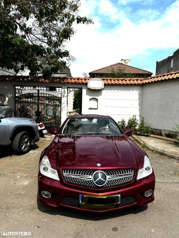 Rosu Utilizat 2008 Mercedes SL350 Cabrio | 27.500 EUR - Imagine 1/4