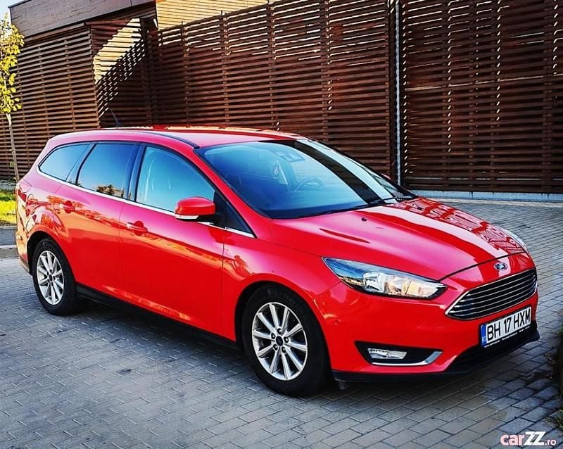 Roșu Utilizat 2016 Ford Focus Titanium Berlinǎ | 6.900 EUR (Preț bun) - Imagine 1/4