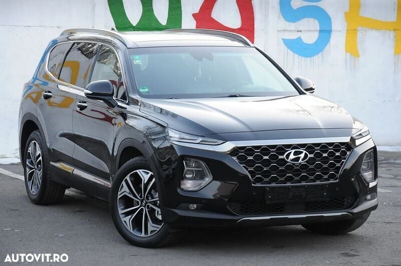 Negru Utilizat 2019 Hyundai Santa Fe SUV | 20.900 EUR (Preț OK) - Imagine 1/4