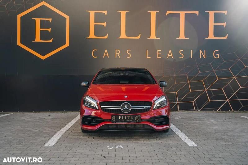 Second-hand Mercedes A200 AMG line 136 CP (100 kW) 2016 Culoarerosu Hatchback