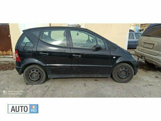 Negru Utilizat 2000 Mercedes A170 Hatchback | 690 EUR - Imagine 1/4