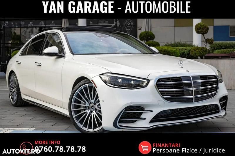Second-hand Mercedes S580 503 CP (369 kW) 2023 Culoarealb Berlinǎ