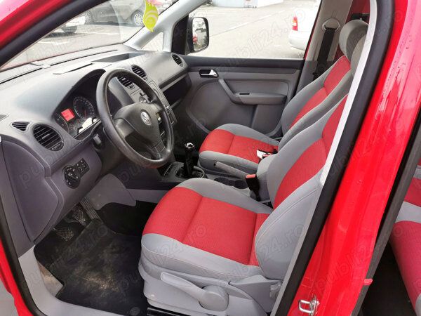 Rosu Utilizat 2009 VW Caddy Monovolum | 3.400 EUR - Imagine 1/4