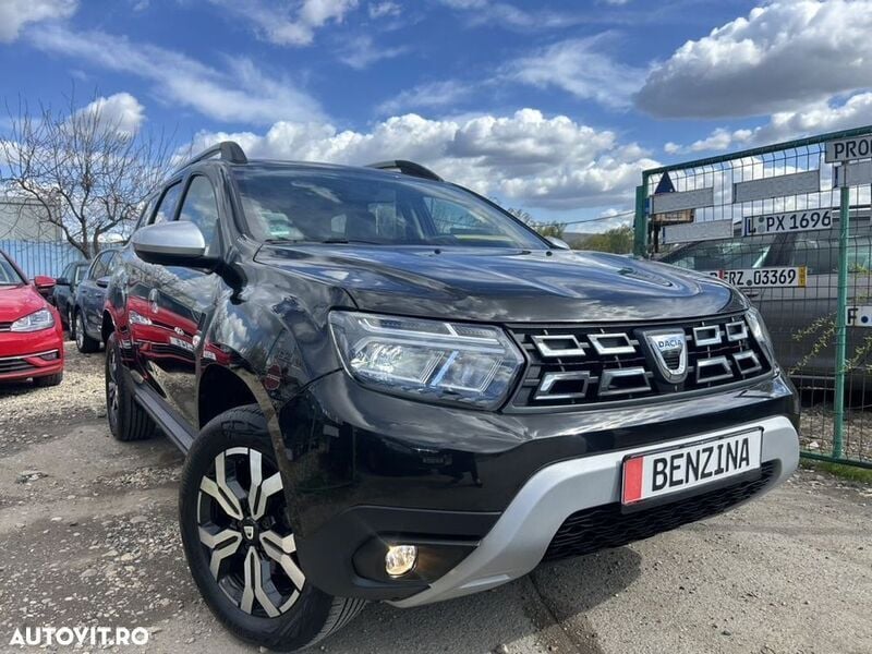 Negru Utilizat 2022 Dacia Duster Extreme SUV | 15.990 EUR (Preț OK) - Imagine 1/4