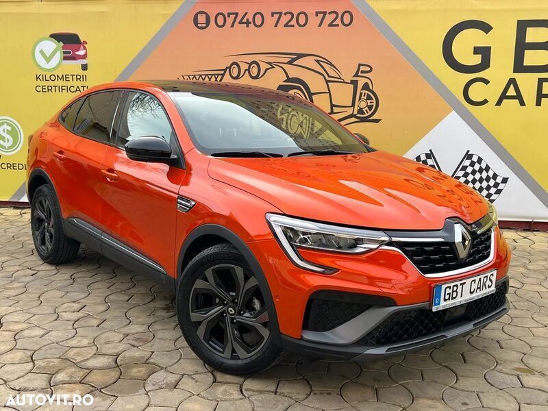 Portocaliu Utilizat 2023 Renault Arkana RS Line SUV | 24.780 EUR (Preț OK) - Imagine 1/4
