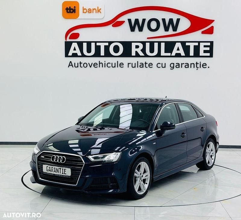 Culoarealbastru Utilizat 2017 Audi A3 Sportback S-Line Berlinǎ | 13.590 EUR (Puțin scump) - Imagine 1/4