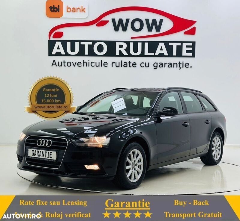 Negru Utilizat 2013 Audi A4 Break | 9.990 EUR (Scump) - Imagine 1/4