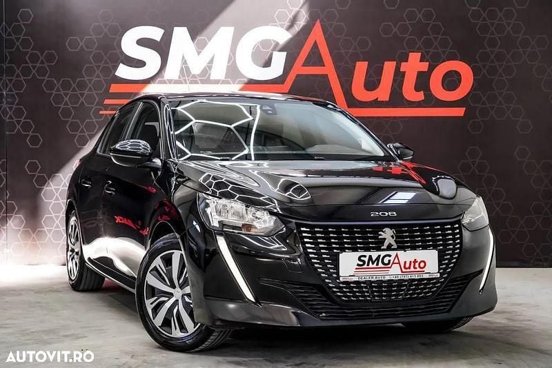 Negru Utilizat 2020 Peugeot 208 Active Hatchback | 11.067 EUR (Puțin scump) - Imagine 1/4