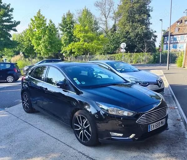 Negru Utilizat 2018 Ford Focus Titanium Hatchback | 9.250 EUR (Preț OK) - Imagine 1/4