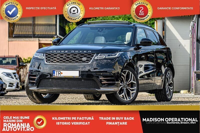 Negru Utilizat 2017 Land Rover Range Rover Velar R-Dynamic SUV | 26.950 EUR (Preț OK) - Imagine 1/4