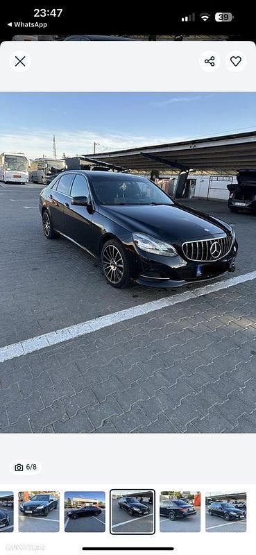 Culoarenegru Utilizat 2015 Mercedes E220 Edition Berlinǎ | 12.700 EUR (Preț OK) - Imagine 1/4