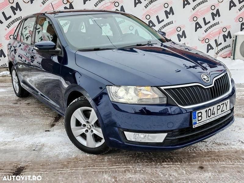 Culoarealbastru Utilizat 2015 Skoda Rapid Ambition Berlinǎ | 6.250 EUR (Preț OK) - Imagine 1/4