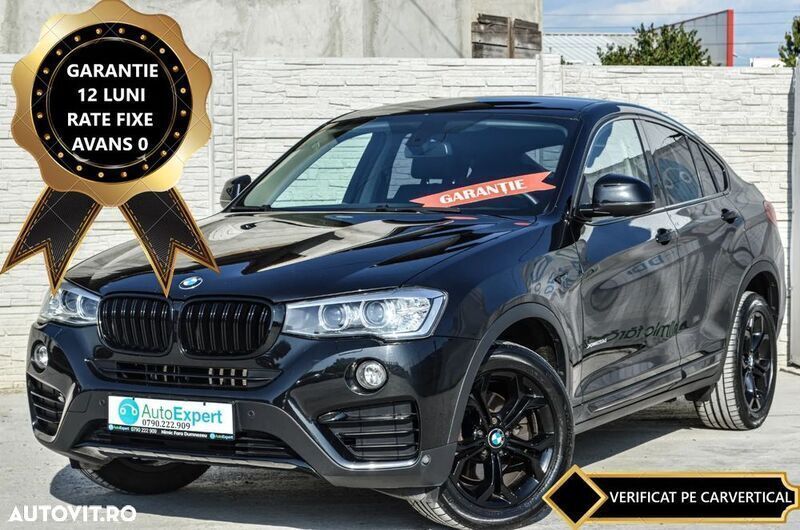 Negru Utilizat 2015 BMW X4 SUV | 18.480 EUR (Preț OK) - Imagine 1/4