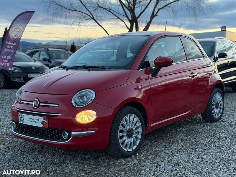 Second-hand Fiat 500 69 CP (50 kW) 2017 Culoarerosu Hatchback