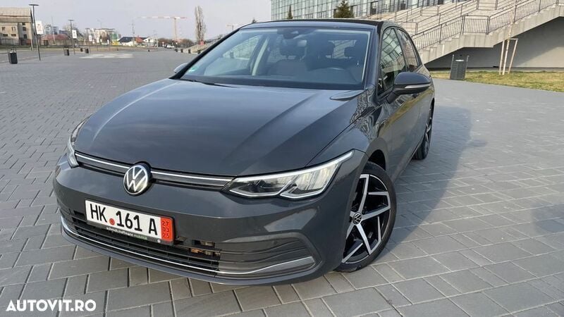 Gri Utilizat 2022 VW Golf VIII Active Hatchback | 18.290 EUR (Super Preț) - Imagine 1/4