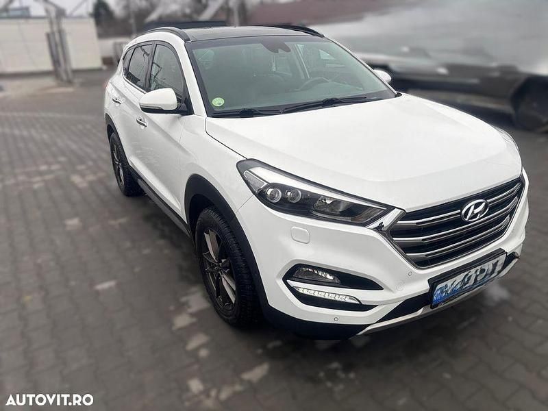 Second-hand Hyundai Tucson 136 CP (100 kW) 2017 Culoarealb SUV