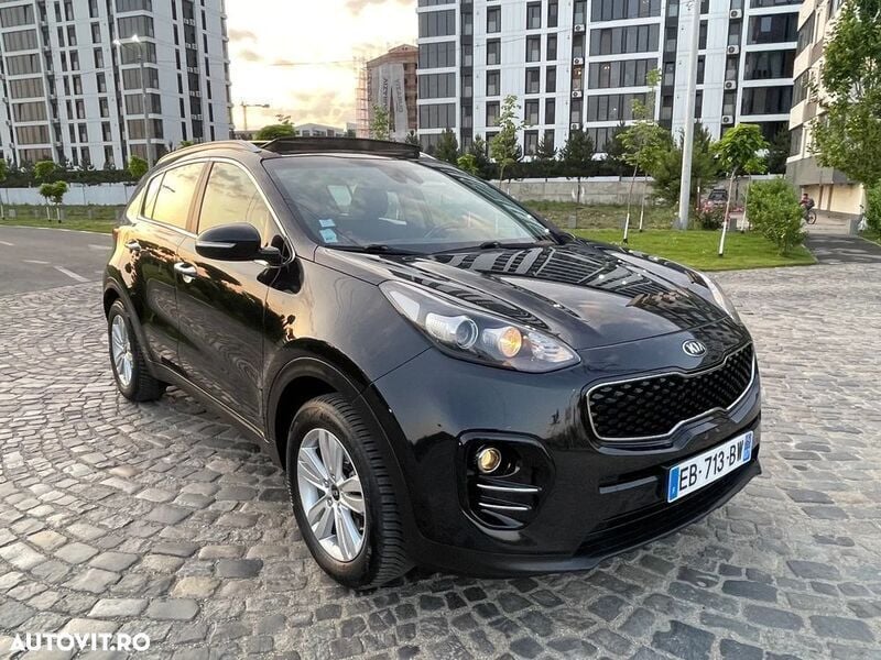 Negru Utilizat 2017 Kia Sportage Edition 7 SUV | 13.850 EUR (Preț bun) - Imagine 1/4