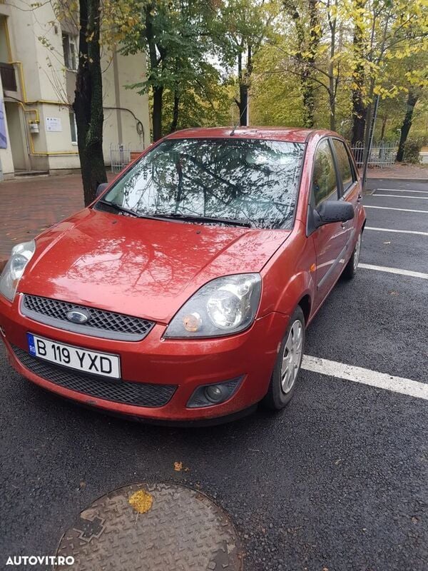 Rosu Utilizat 2008 Ford Fiesta Hatchback | 1.500 EUR (Preț OK) - Imagine 1/4