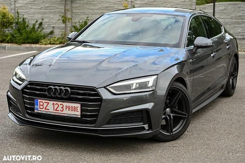 Culoaregri Second-hand 2019 Audi A5 Sportback S-Line Hatchback | 18.990 EUR (Super Preț) - Imagine 1/4