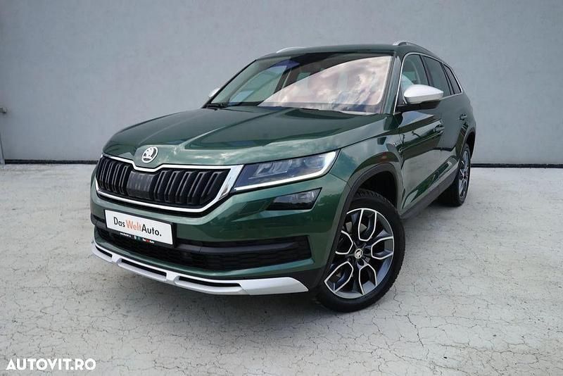Verde deschis metalic Utilizat 2021 Skoda Kodiaq SUV | 30.900 EUR (Preț OK) - Imagine 1/4