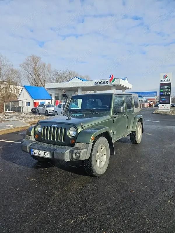Second-hand Jeep Wrangler Unlimited Sahara 177 CP (130 kW) 2008 Verde SUV